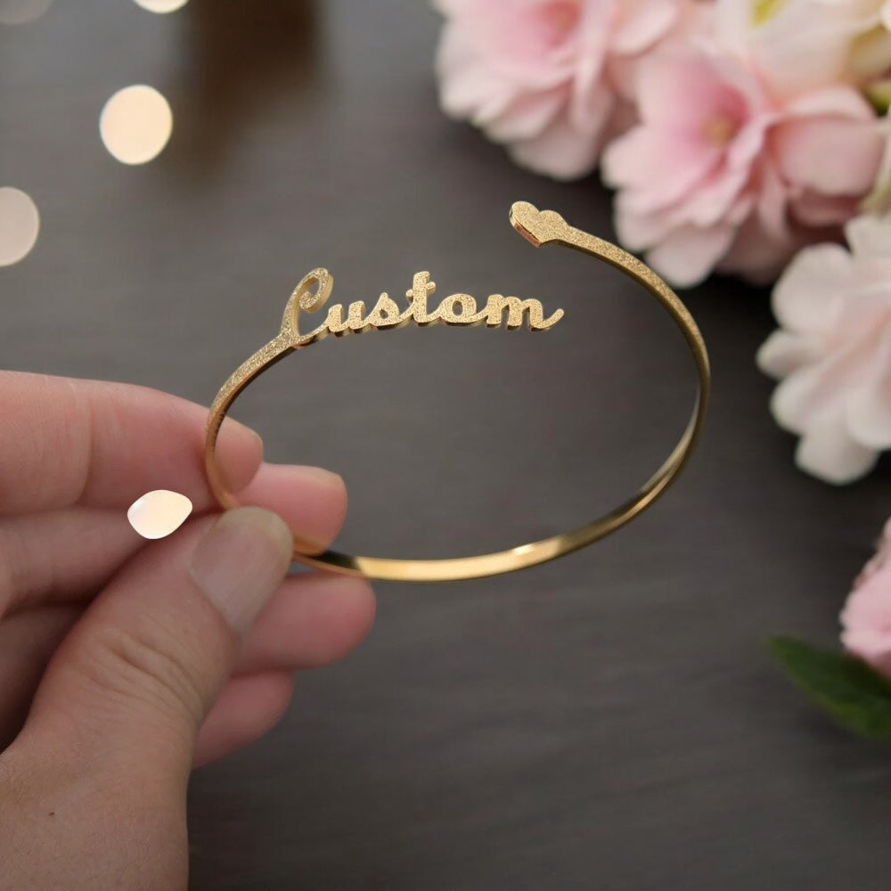 Personalised Name Cuff Bracelet