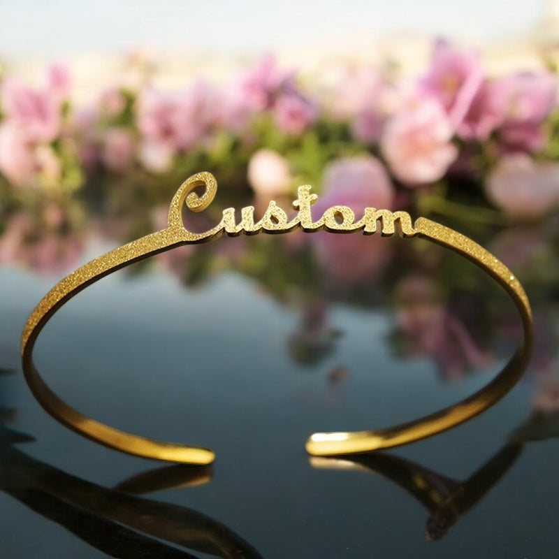 Personalised Name Cuff Bracelet