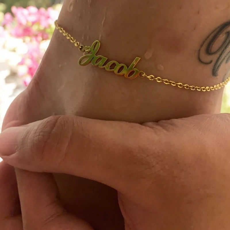 Personalised Name Chain Bracelet
