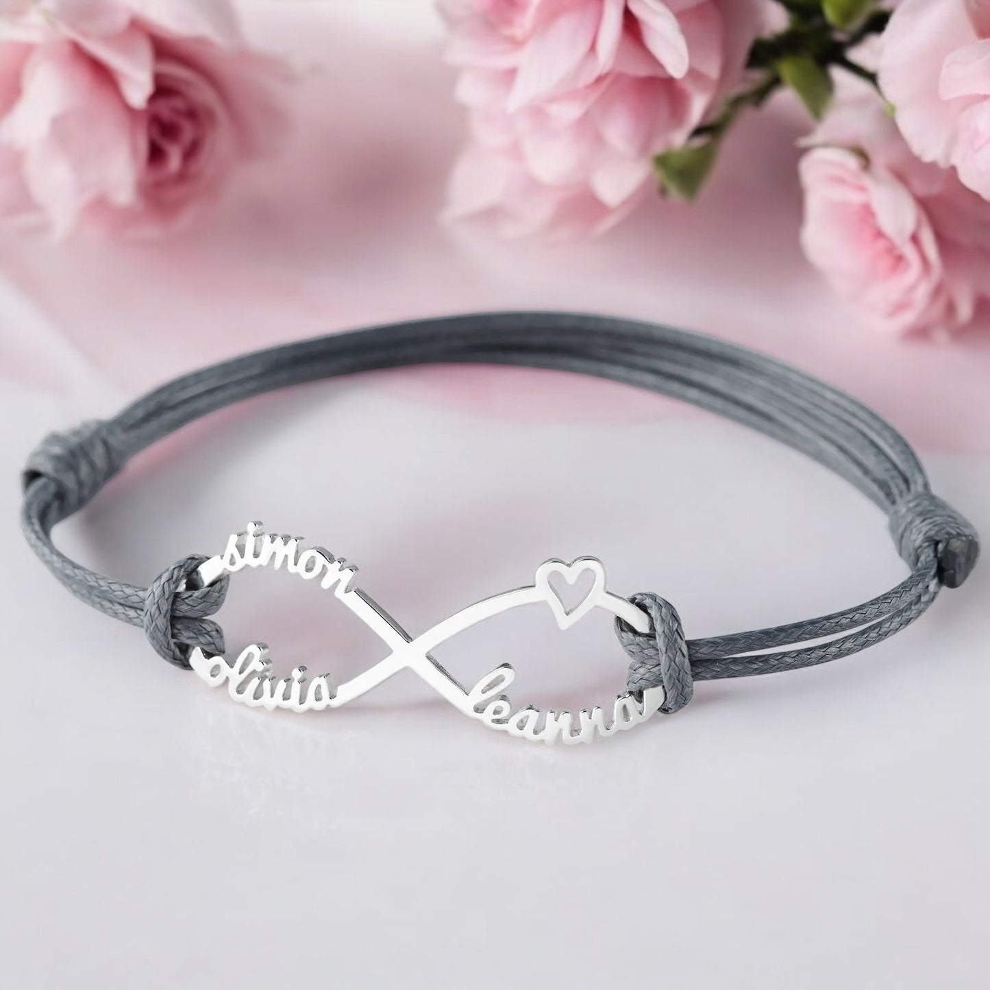 Personalised Infinity Name Bracelet