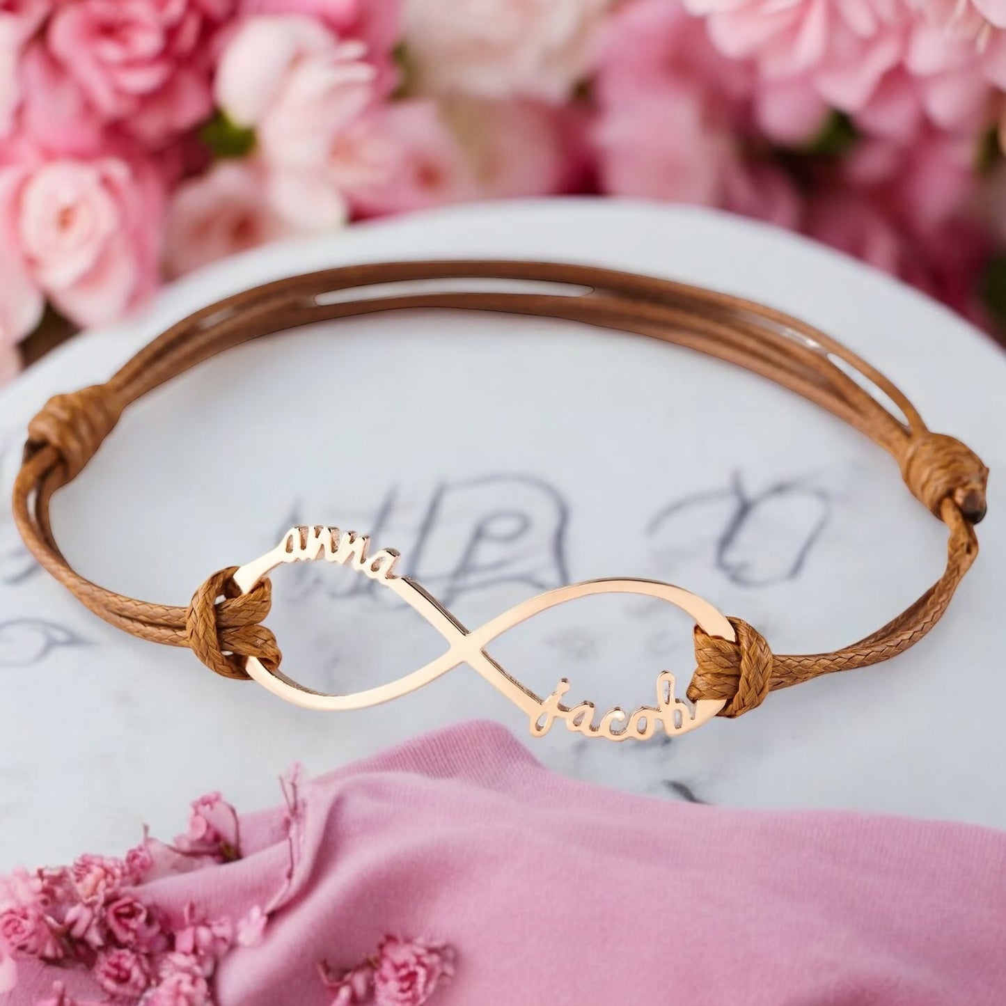 Personalised Infinity Name Bracelet
