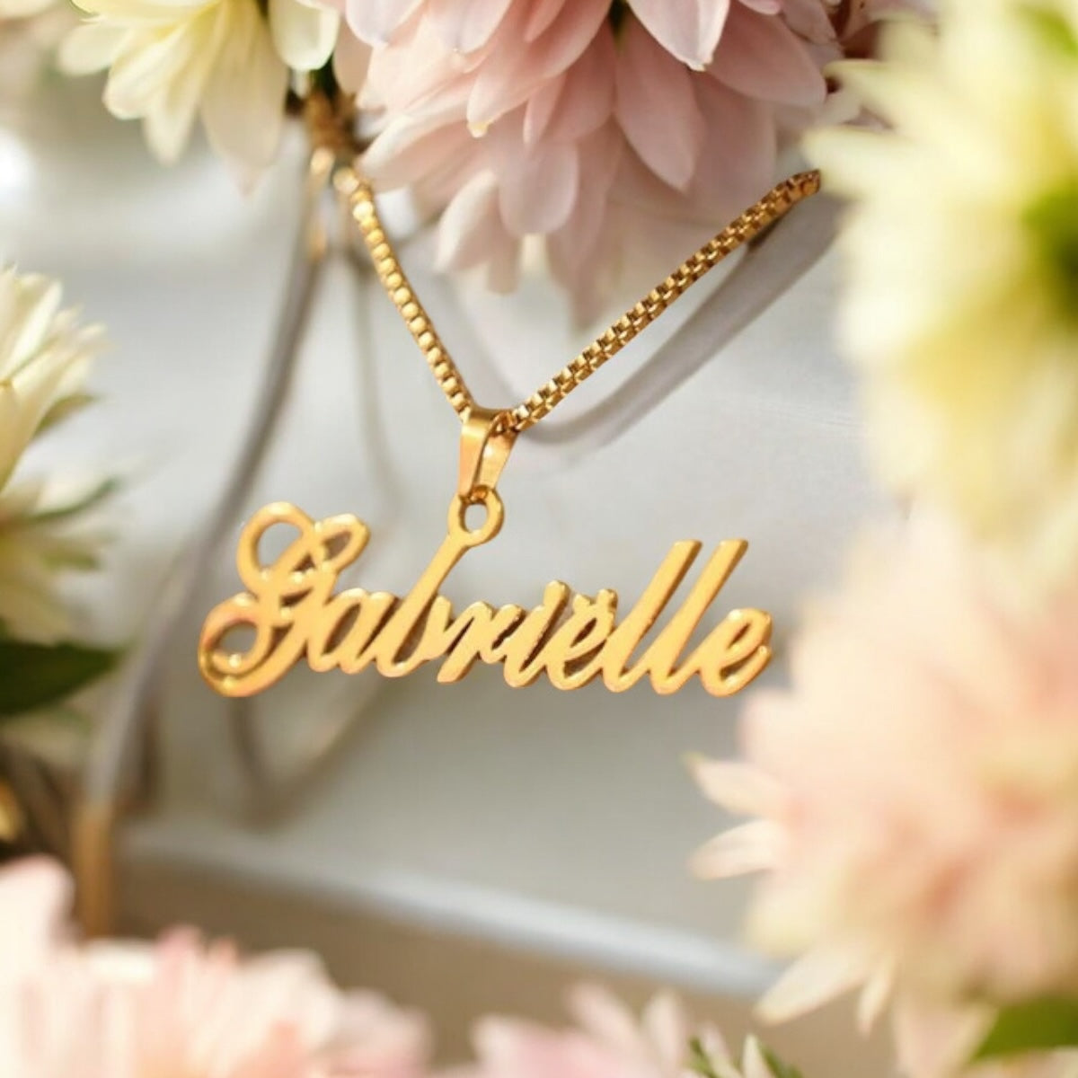 Personalised Name Necklace in Script Font