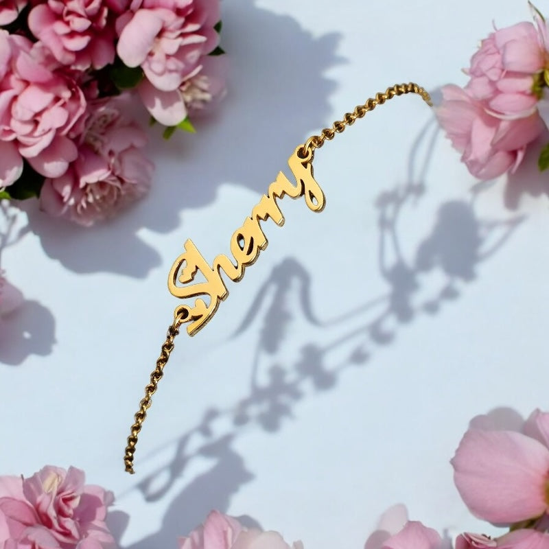 Personalised Name Chain Bracelet