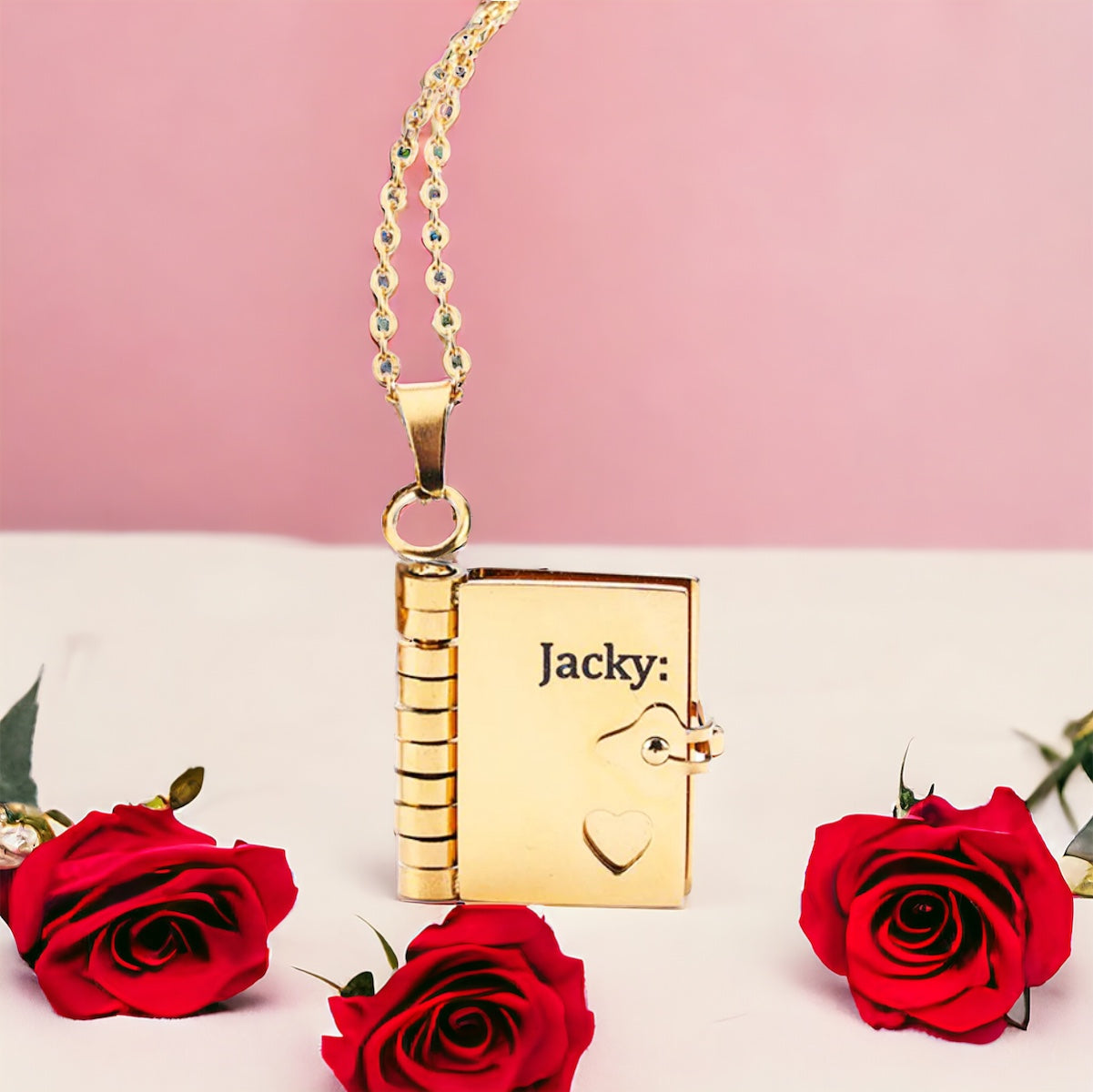 Personalised Book Necklace