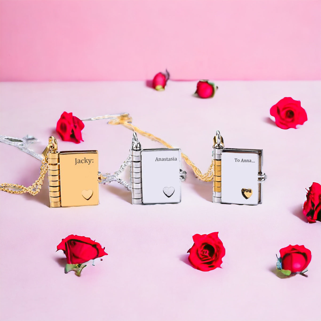 Personalised Book Necklace