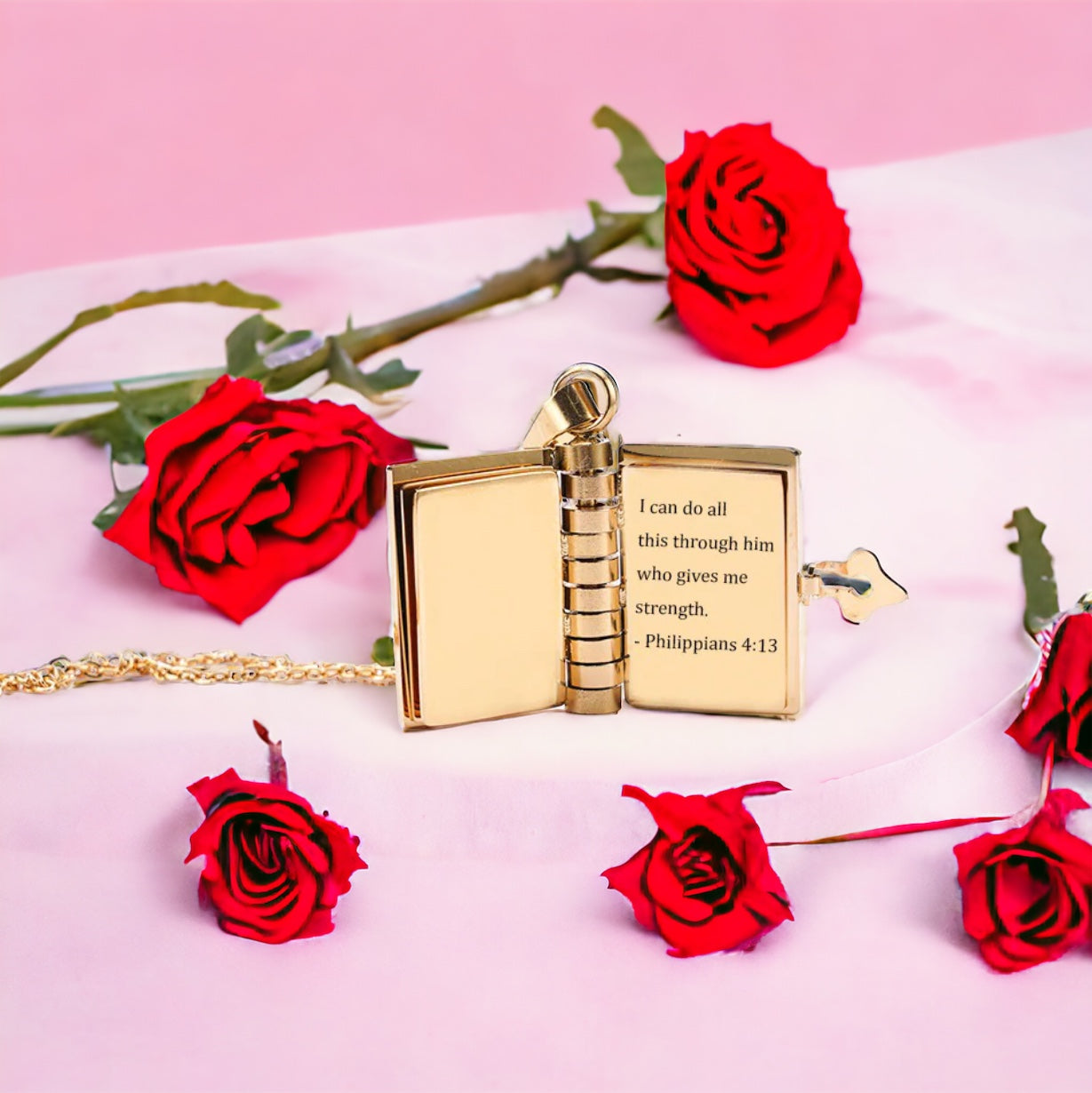 Personalised Book Necklace
