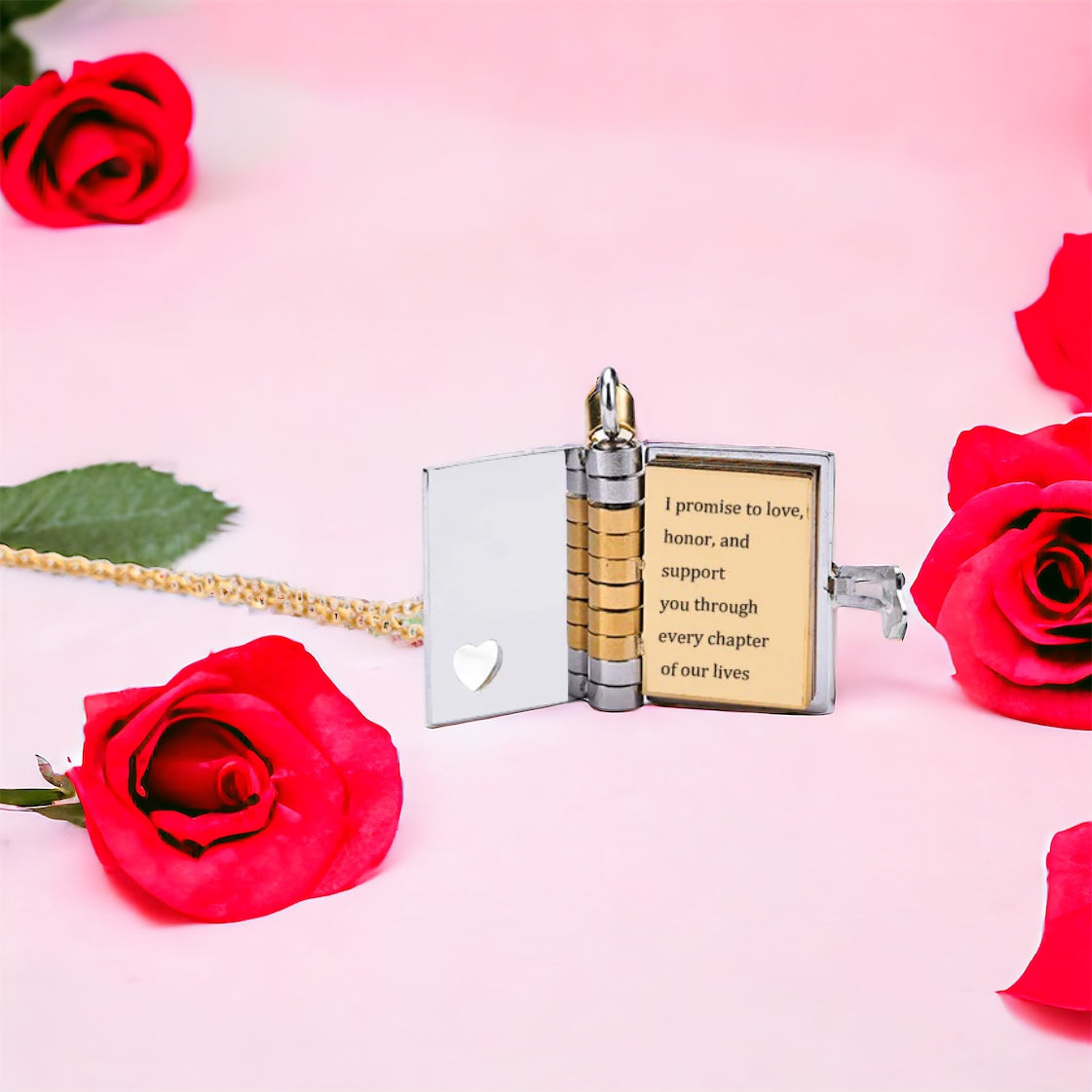 Personalised Book Necklace