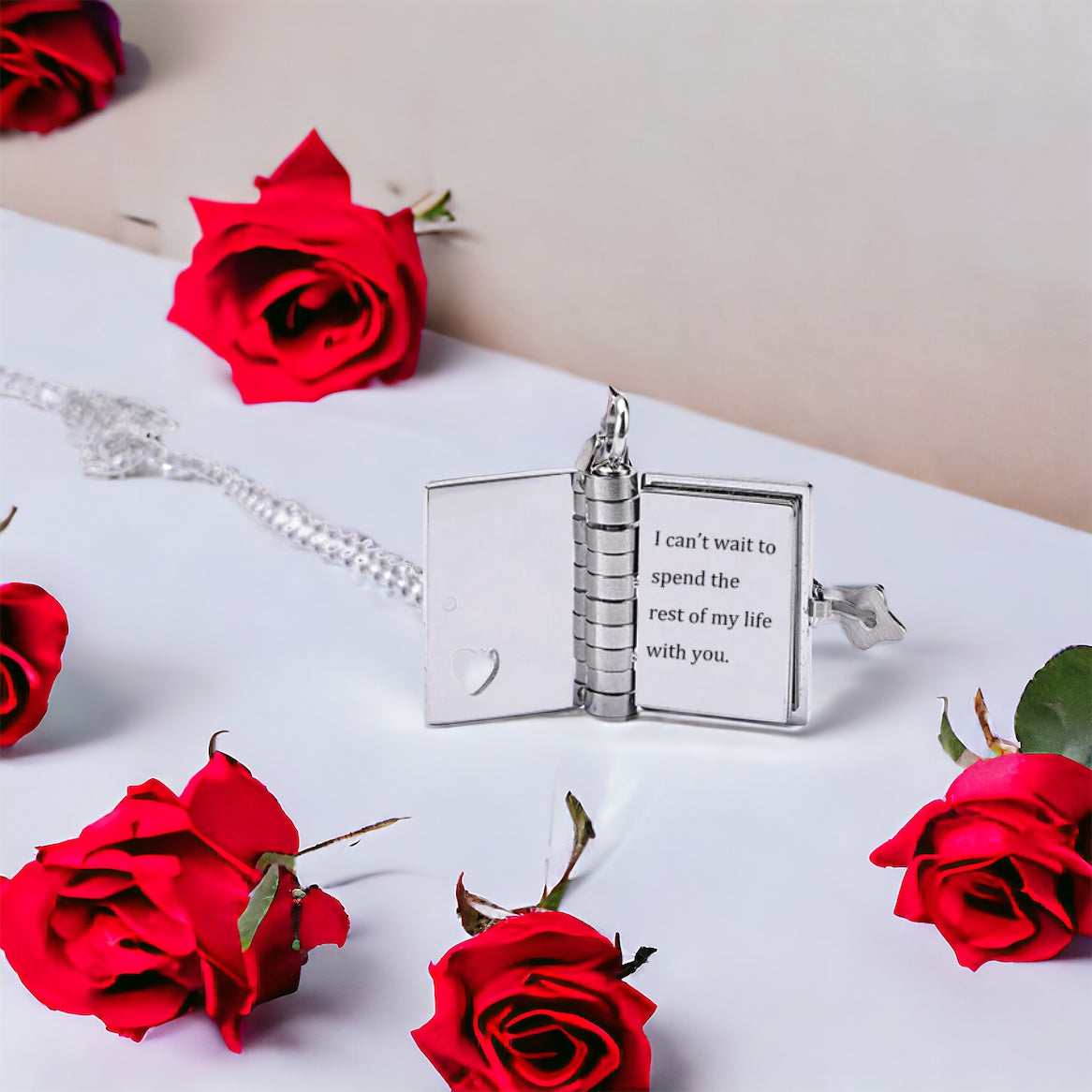 Personalised Book Necklace