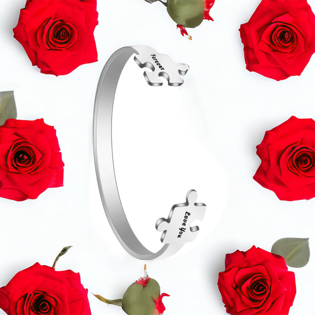 Unisex Puzzle Personalised Bracelet