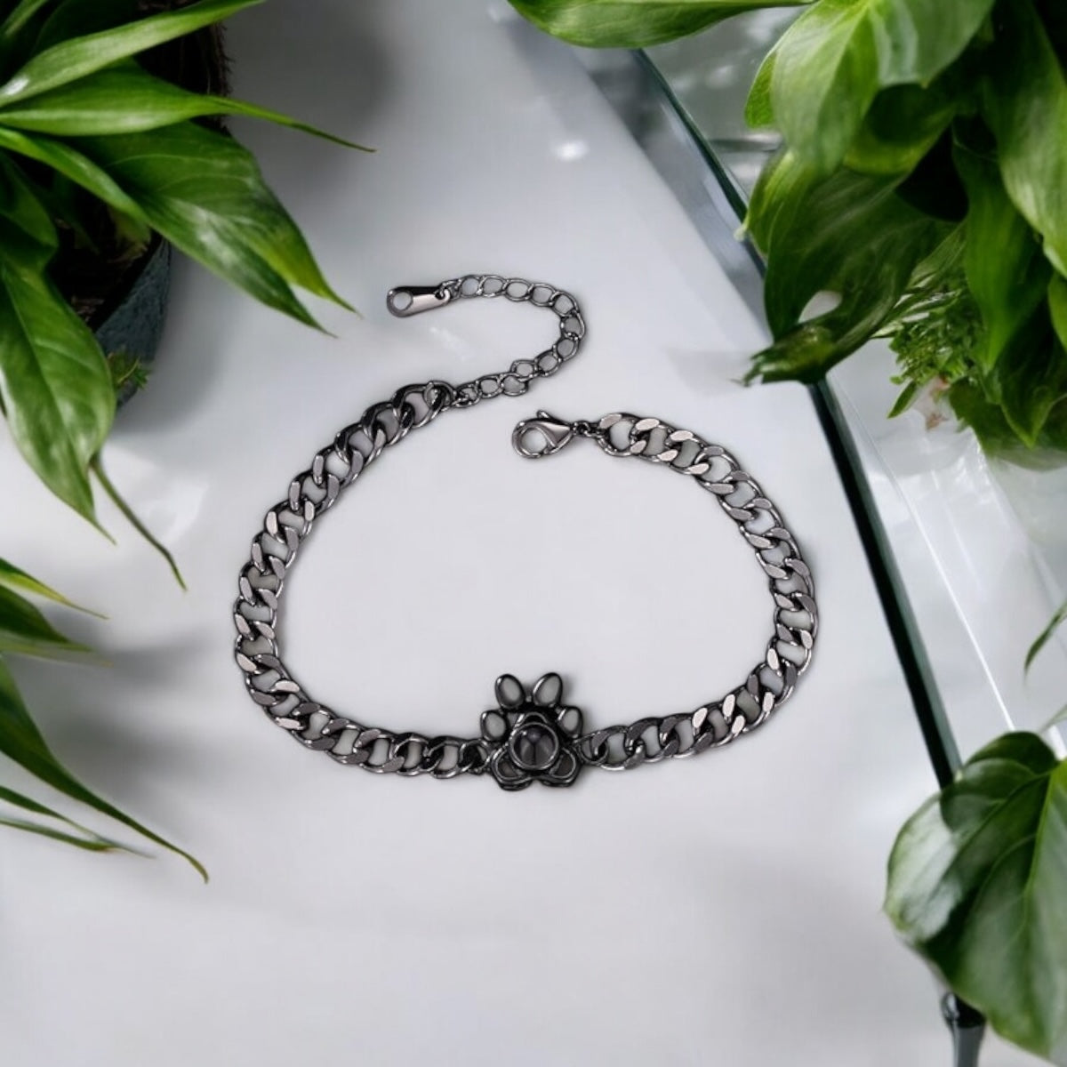 Personalised Paw Pendant Photo Projection Bracelet