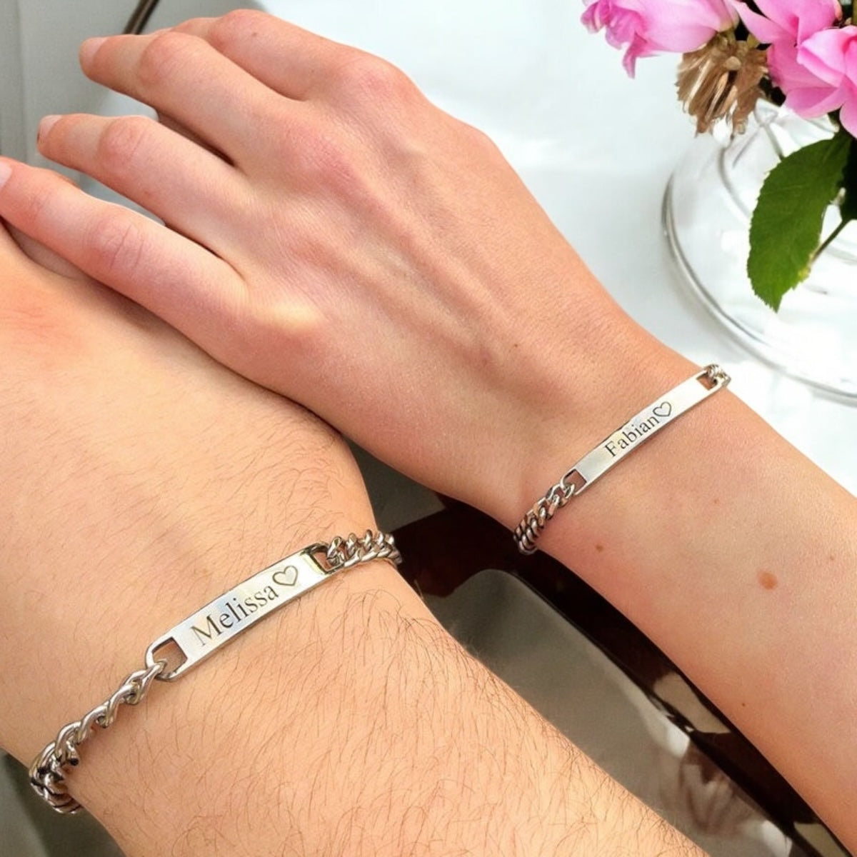 Personalised Engravable Steel Bracelet