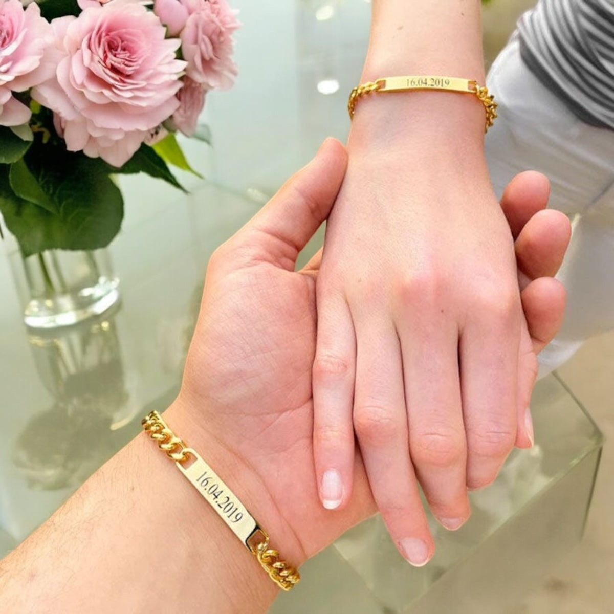 Personalised Engravable Steel Bracelet