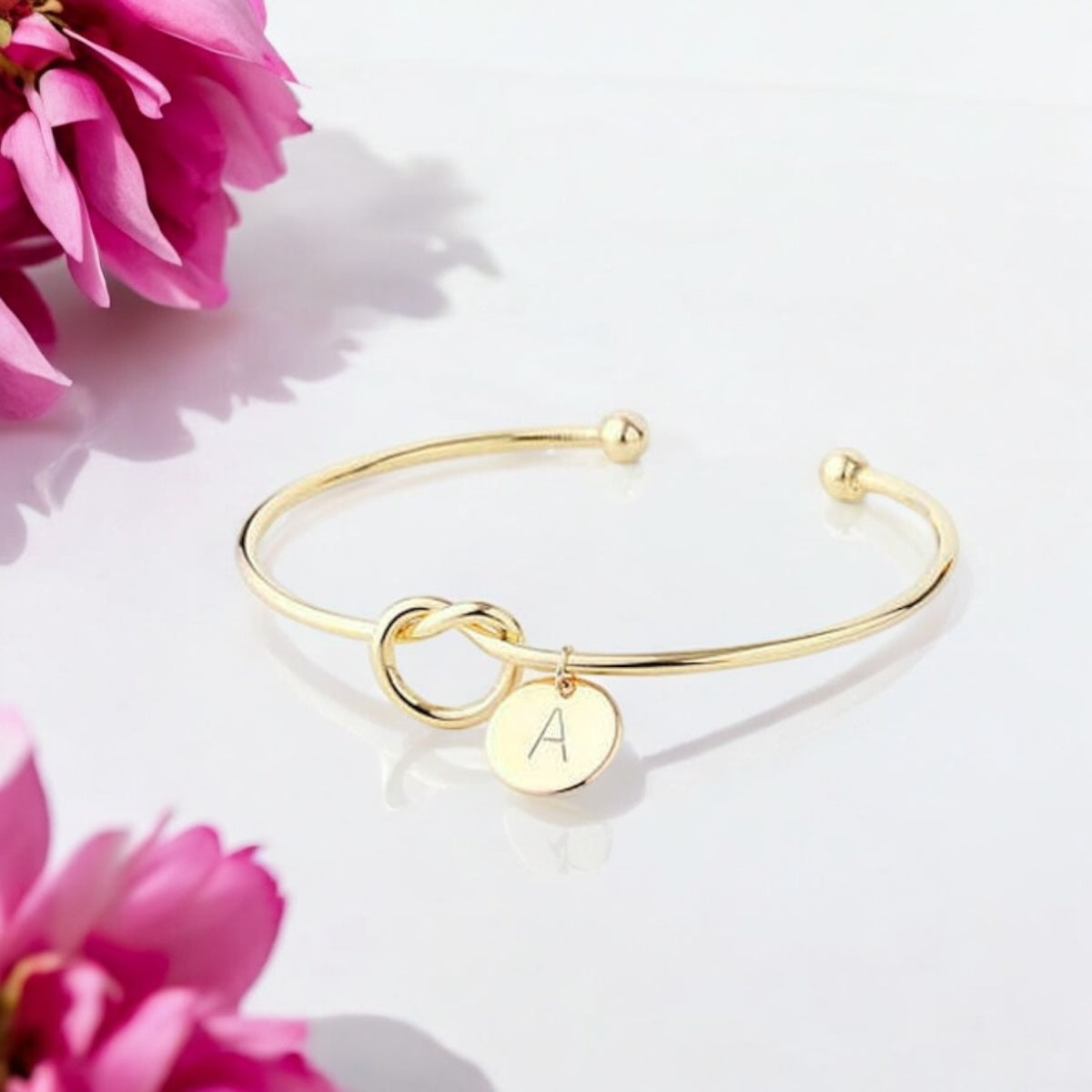 Personalised Initial Name Engraved Bangle