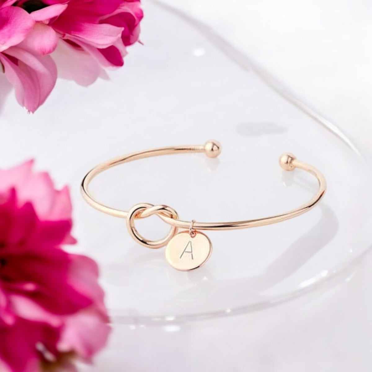 Personalised Initial Name Engraved Bangle