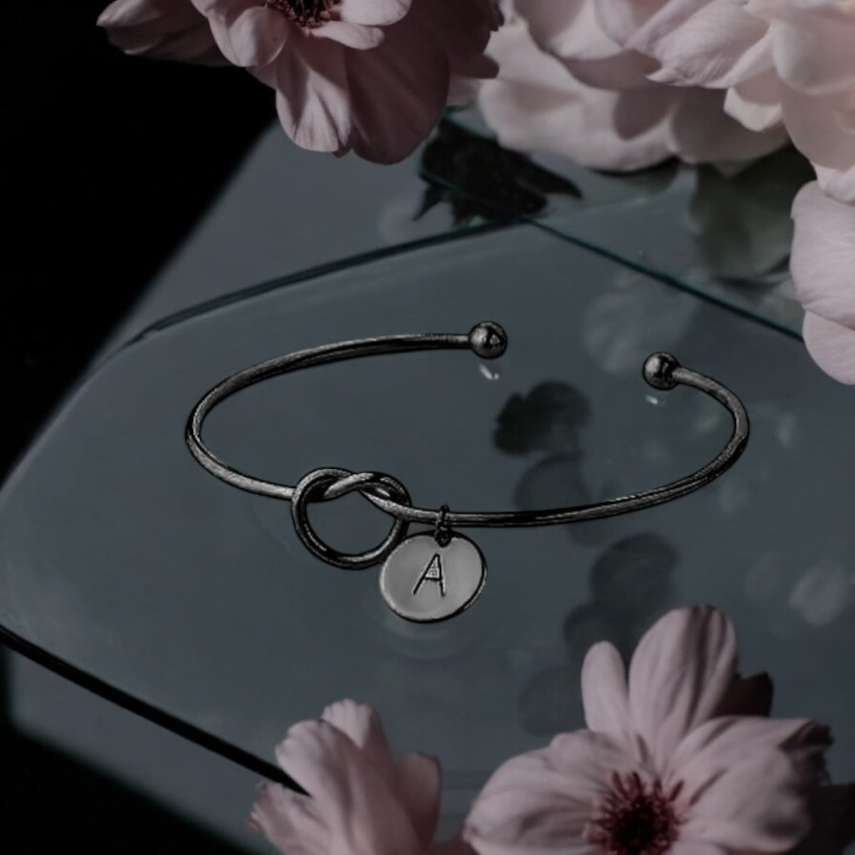 Personalised Initial Name Engraved Bangle