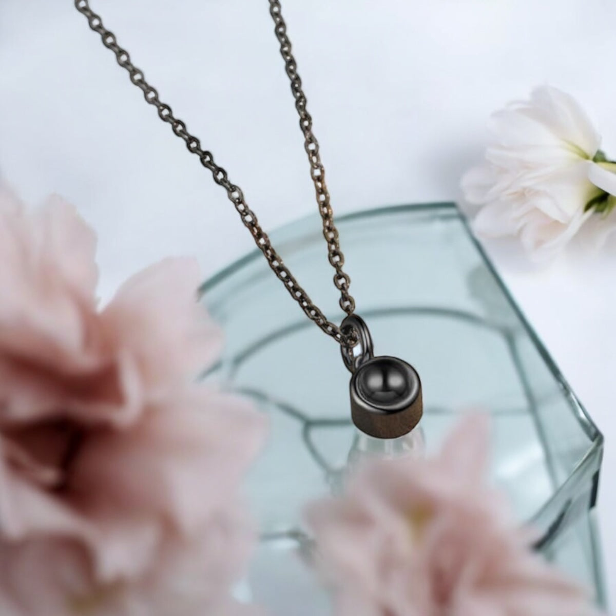 Personalised Classic Photo Projection Necklace