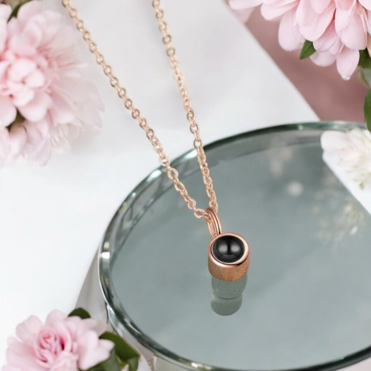 Personalised Classic Photo Projection Necklace