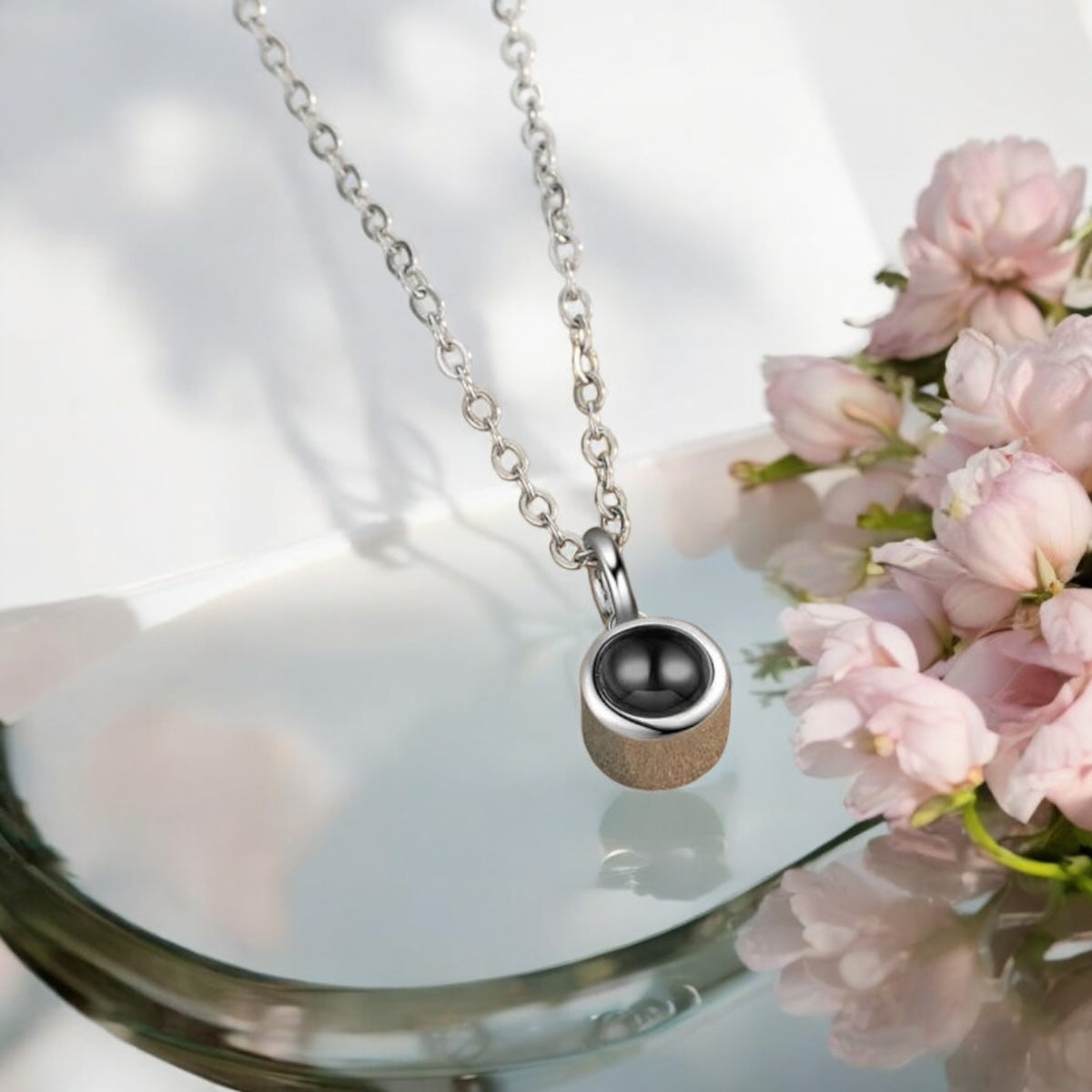 Personalised Classic Photo Projection Necklace