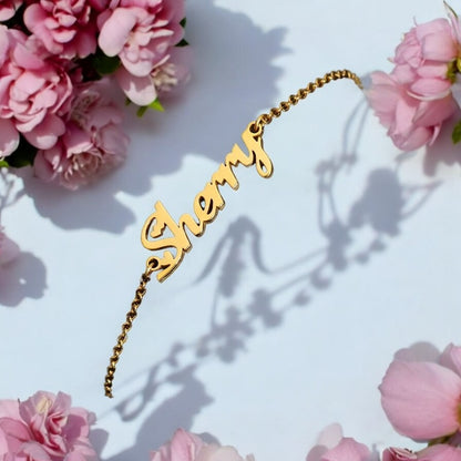 Personalised Name Chain Bracelet