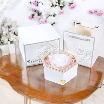 Eternal Flower Rose Box - W/ Necklace