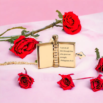 Personalised Book Necklace