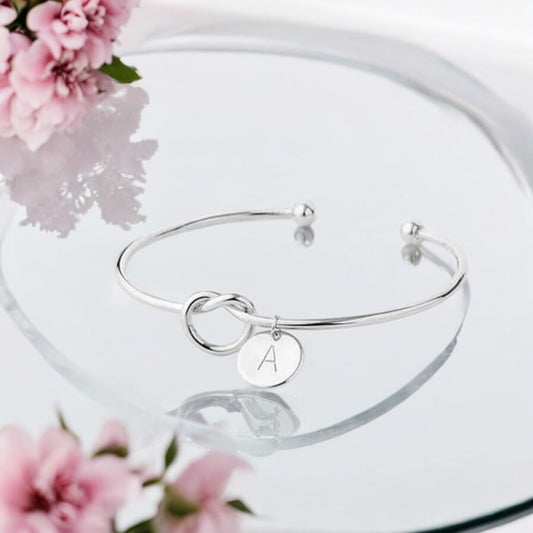 Personalised Initial Name Engraved Bangle